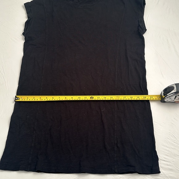 Bobi black short sleeve casual cotton dress - Picture 8 of 9